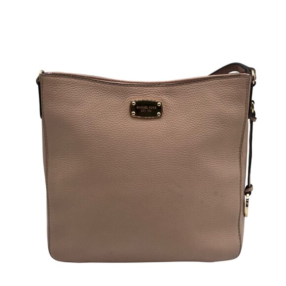 Michael Kors Pale Pink Pebbled Leather Crossbody Bag - Picture 1 of 10